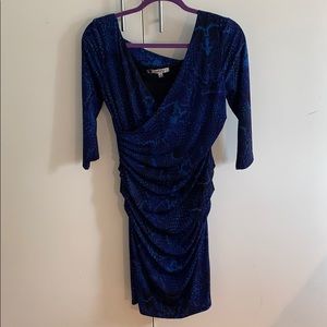 Jennifer Lopez Snake Print Midi Dress